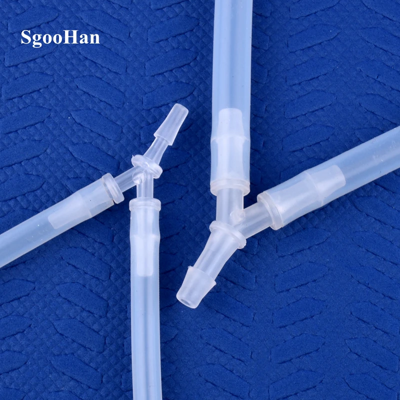 5~200pcs 2.4~12.7mm PP Y-Style Pipe Connector Tee Connectors Aquarium Tank Air Pump Aerator Hose Joint Irrigation System Water Pipe Fittings