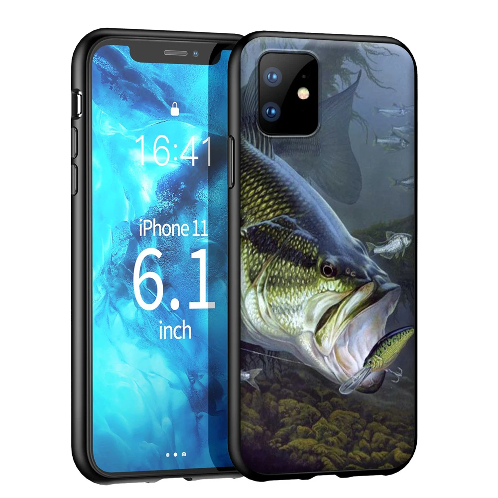 Мягкий силиконовый чехол YIMAOC Angling Go для iPhone 12 Mini 11 Pro XS Max XR X 8 7 6 6S Plus 5 5S SE|Бамперы| |