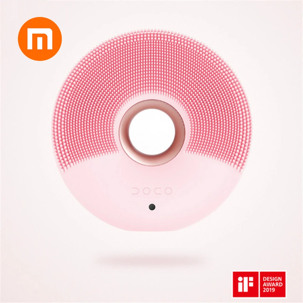 

New Original Xiaomi Doco Dual-power Facial Cleansing Devices Smart Electric Beauty Remover Care Wash Meter 1-99 File APP Control