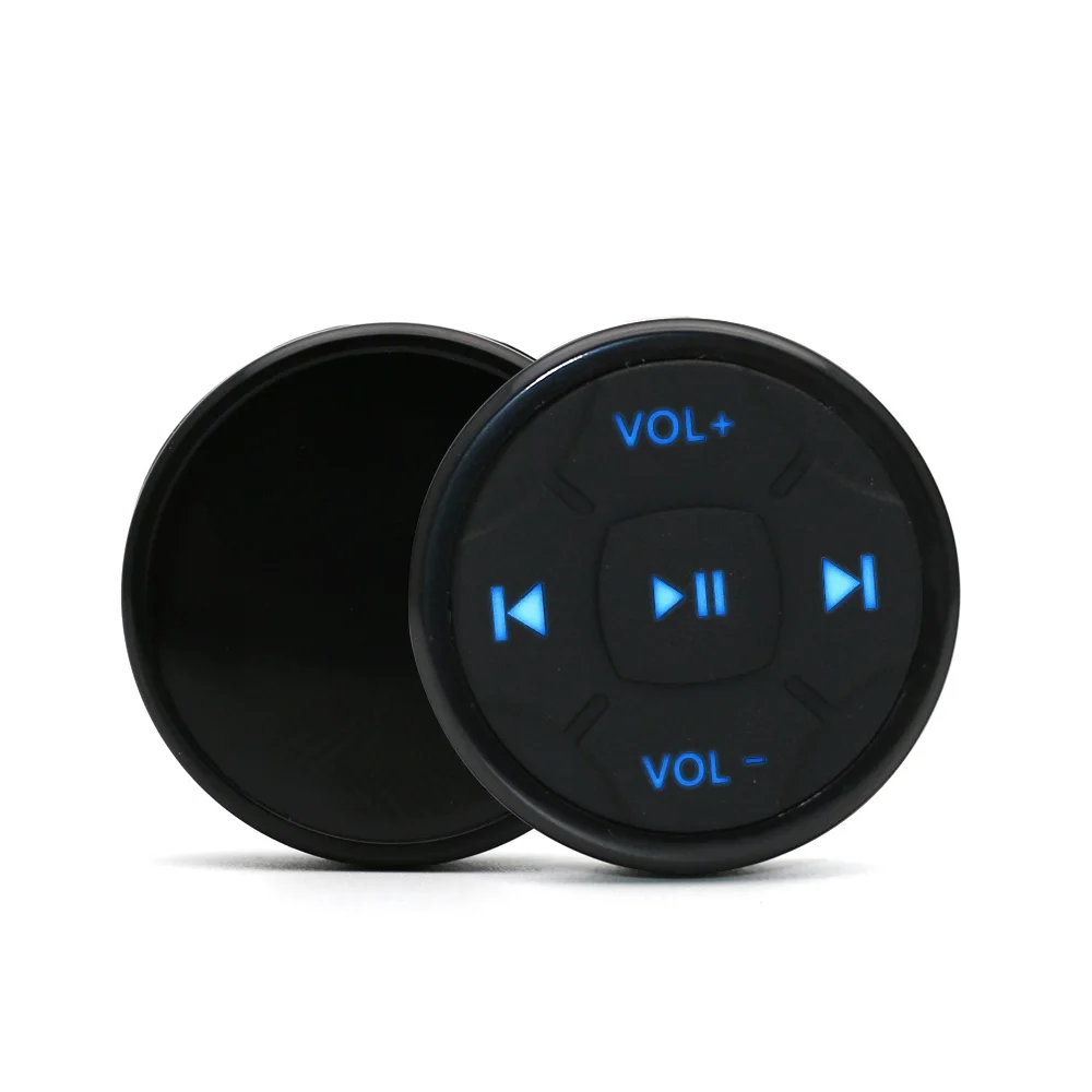 Universal Car Bluetooth Motorcycle Bike Steering Wheel Wireless Remote Control MP3 Music Play for Android IOS Phone Car Kit