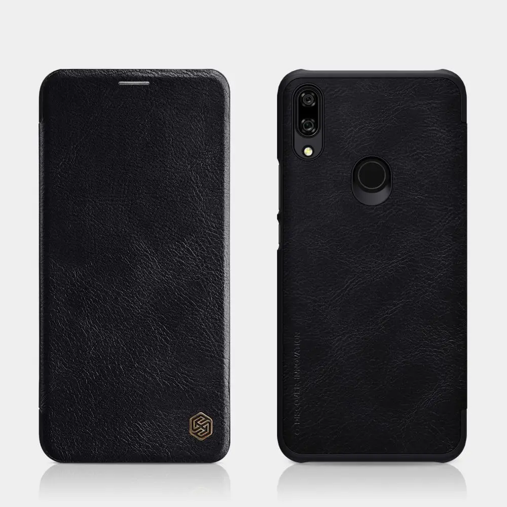 Чехол книжка NILLKIN для Huawei P Smart Z оригинальный кожаный чехол серии QIN с карманом