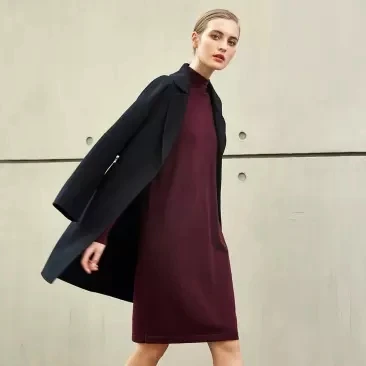  Xiaomi Women High Neck Slim Knitted Wool dress elegant fashion Long Sleeve Winter Autumn Warm Dress