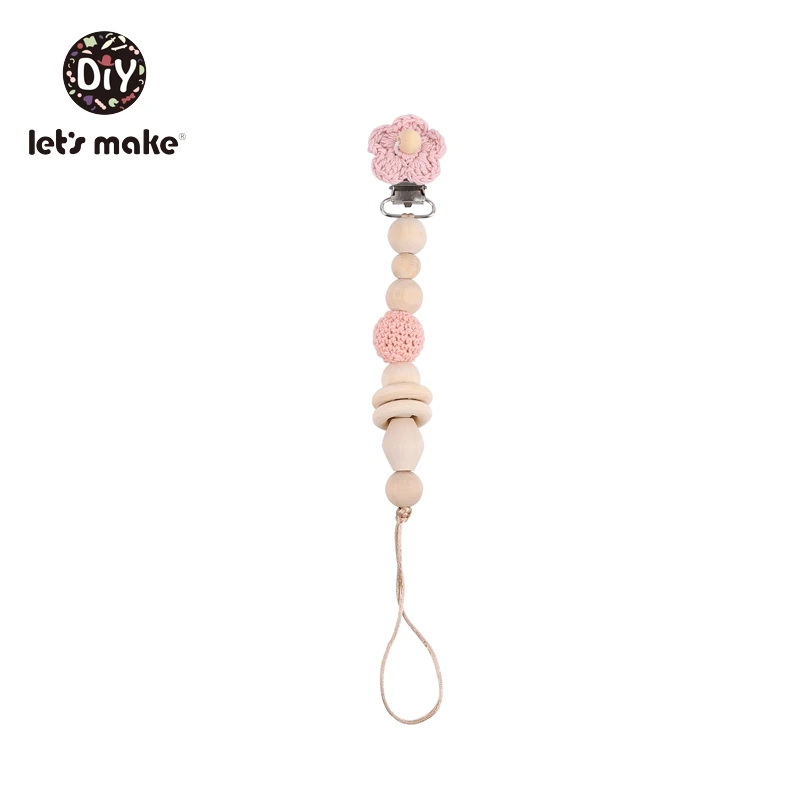 Let's Make Baby Paicifer Clips 1 шт. персонализированные Прорезыватели для зубов Соска-пустышка с безопасной тканой соской держатель цепи для Соска-игрушка - Цвет: type9