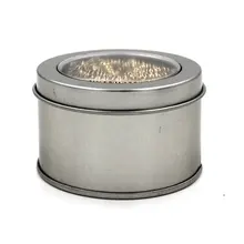 

New Cleaning Ball Desoldering Soldering Iron Mesh Filter Cleaning Nozzle Tip Copper Wire Cleaner Ball Metal Dross Box Clean Ball