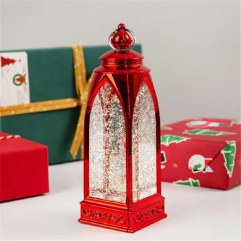 

2019 Creative LED Light Mini Wood House Christmas Tree Hanging Ornaments Holiday Party Home Decor Xmas Craft