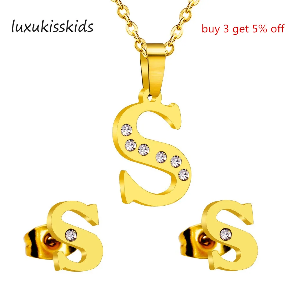 Женский комплект украшений LUXUKISSKIDS набор свадебных из золота и фианита серьги