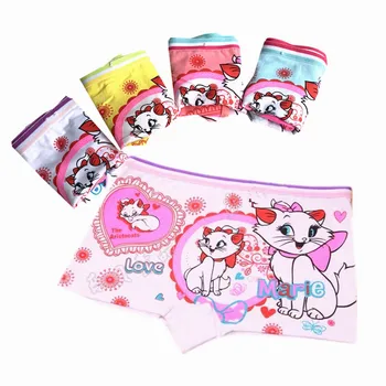 

12Pcs Children's Boxer Underwear Cotton Cute Girls Panties Shorts Briefs 2-10Years