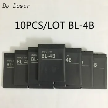 

10PCS/LOT Do Dower Bateria BL-4B Battery For Nokia 5000 61112505 3606 3608 2670 2660 2630 N75 N76 BATTERY BL4B 700mah
