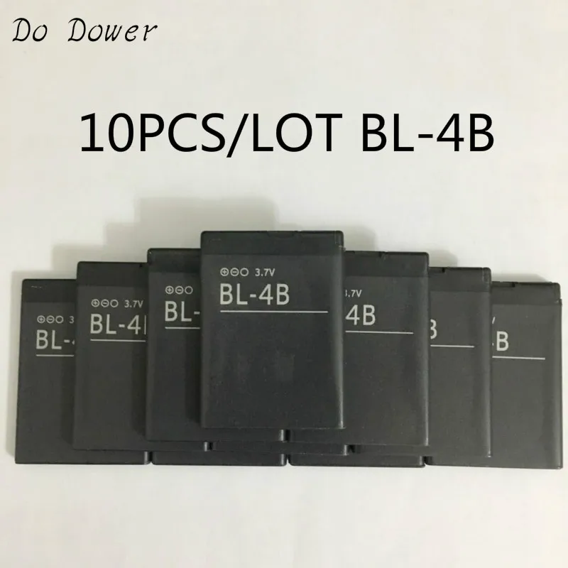 Аккумулятор для Nokia BL-4B 5000 61112505 3606 3608 2670 2660 2630 N75 N76 BL4B 700 мА · ч 10 шт./лот | Мобильные