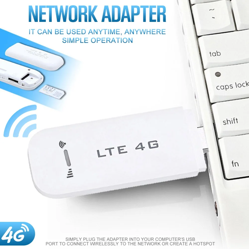 TianJie 3G/4G USB Беспроводной Wi-Fi роутер 4G LTE/FDD Автомобильный USB модем Мини Wi-Fi Флешка sim-карта для передачи данных Мобильная точка доступа Модем Ключ