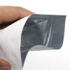 Thick 50pcs Matte Black White Smell Proof Zip Lock Plastic Bag Food Powder Package Pouch Aluminum Foil Mylar Heat Seal Zip Bags 6