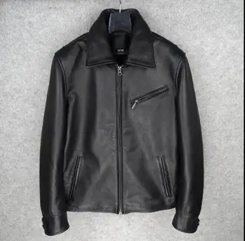 

Free shipping.Brand classic horseskin leather coat,mens 100% genuine leather Jackets,fashion man slim japan jacket,quality