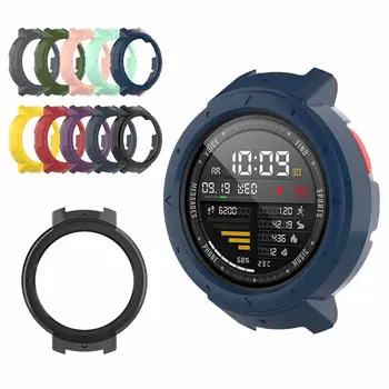 

PC Full Cover Case Silicone Strap Screen Protector For Xiaomi Huami 3 Amazfit Verge Pc Protective Case Smart Watch Accessories