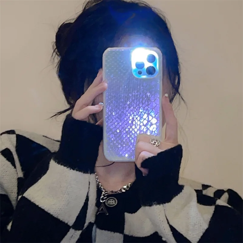 3D милый роскошный лазерный чехол для телефона iPhone 13 11 12 Pro Max X XR XS противоударный