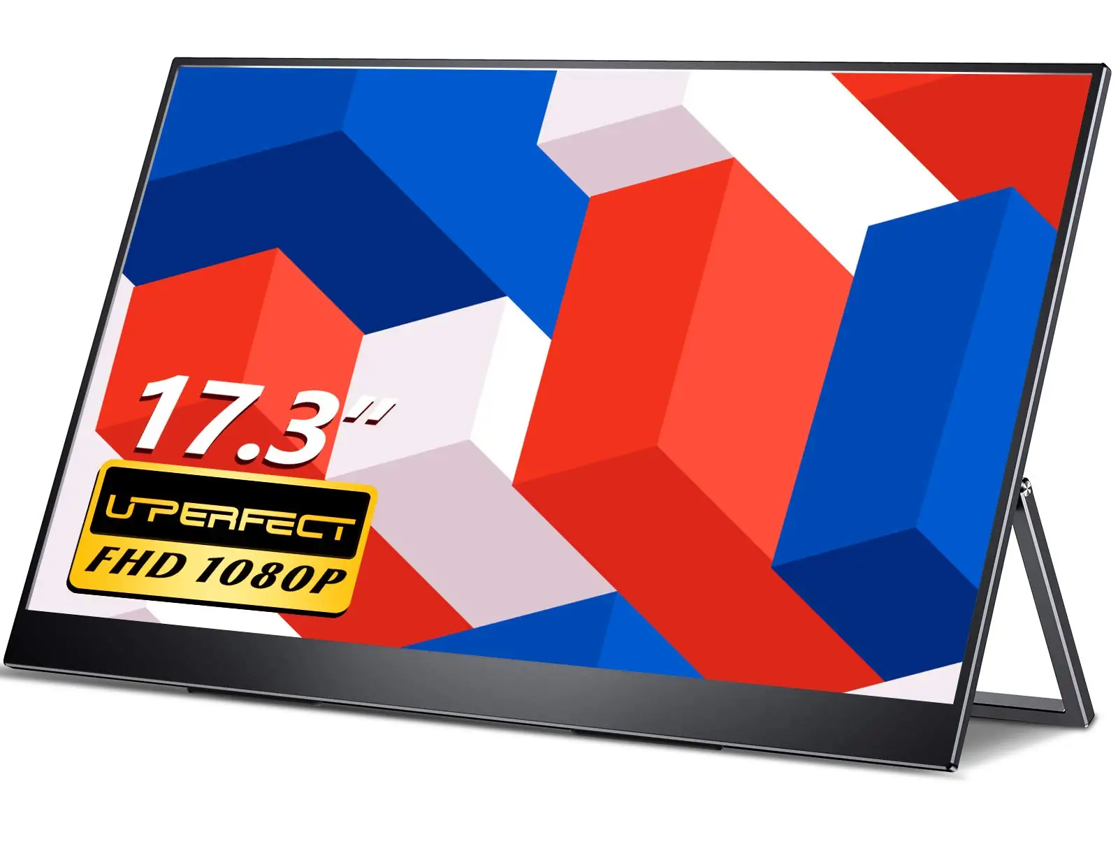 US $322.92 Portable Monitor UPERFECT 173 FHD 1080P 100 SRGB Frameless FreeSync IPS HDR Gaming Display With 90Adjustable Kickstand D