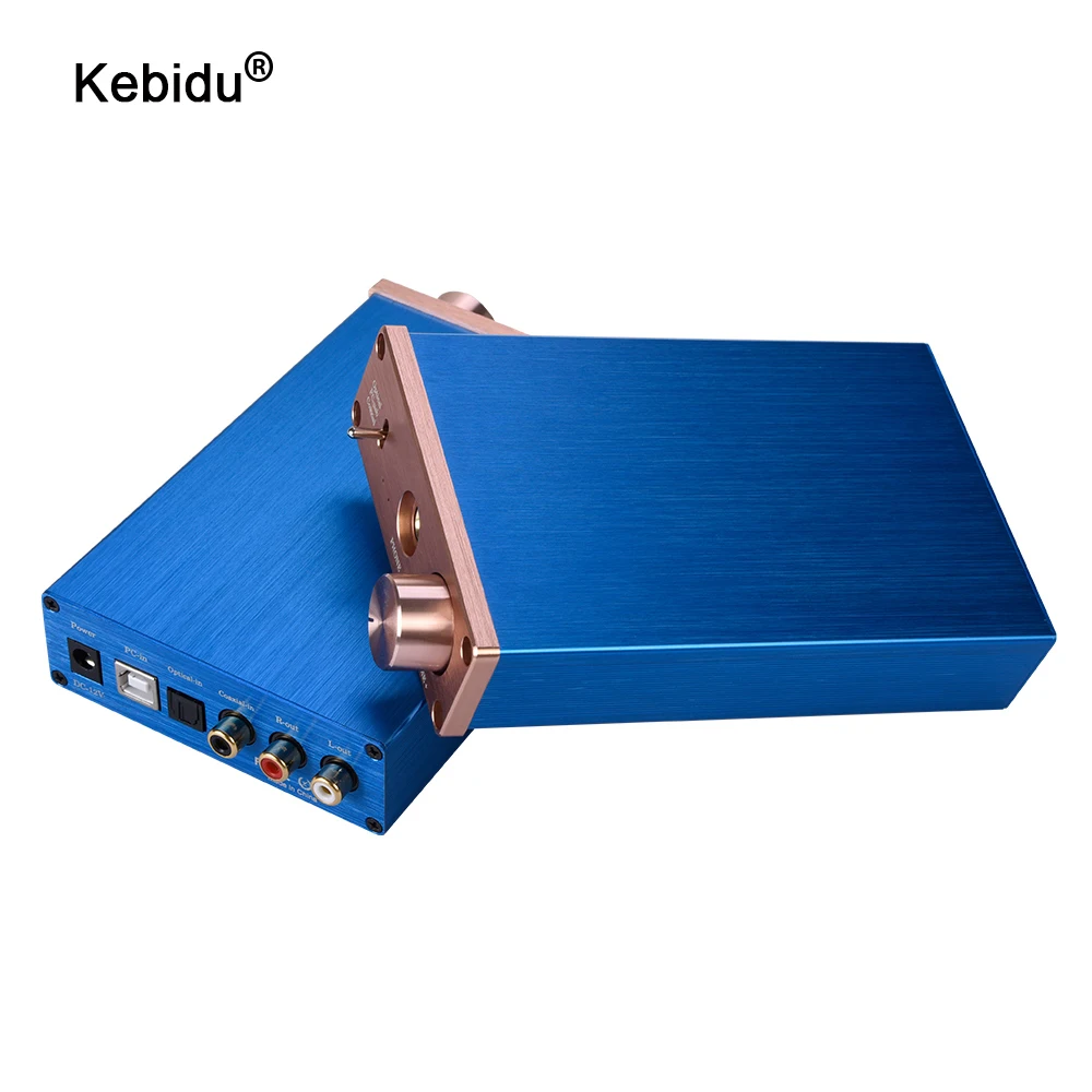 Цифровой звуковой декодер kebidu усилитель HiFi 2 0 DC12V DAC вход