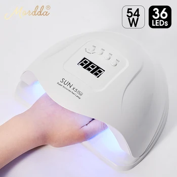 

MORDDA UV Nail Lamp For Manicure LED Nail Dryer Drying Gel Polish Ice Lamp 36 Pcs Leds Auto Sensor 10s/30s/60s/99s Nail Art Tool
