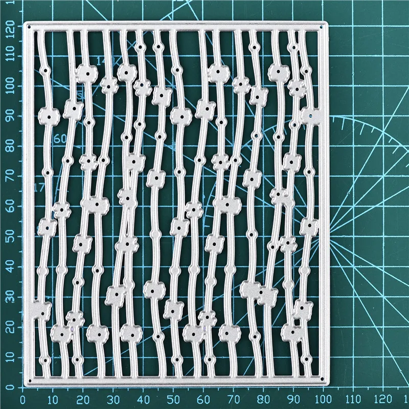 DiyArts новый фон для резки металла штампы листва рамочный трафарет Скрапбукинг