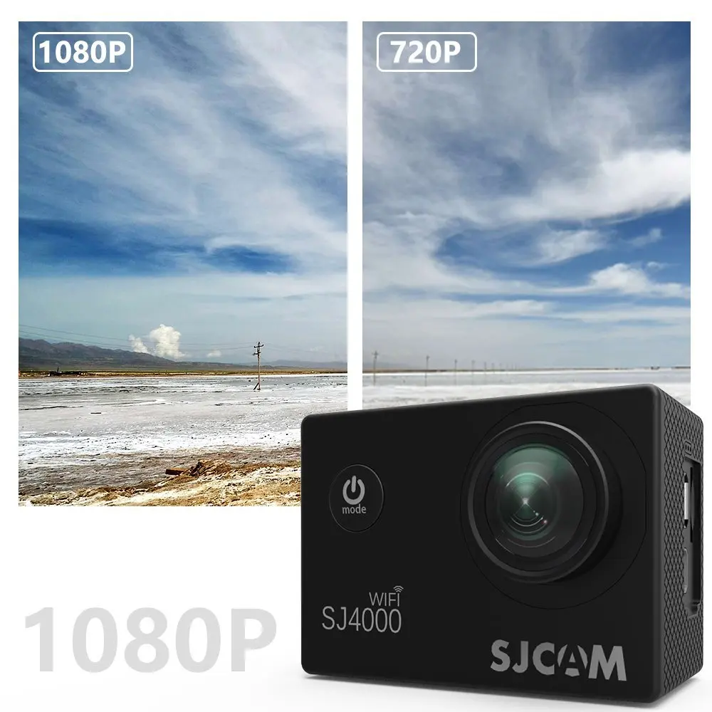 Оригинальная Экшн камера SJCAM серии SJ4000 1080P HD 2 0 &quotSJ4000/SJ4000 WIFI Водонепроницаемая