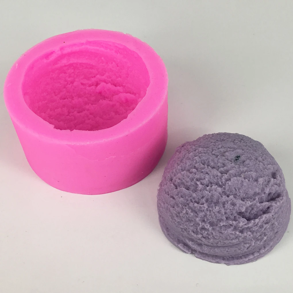FenKicyen Прекрасный 3D шар для мороженого, силиконовая форма для выпечки высокого качества, формочка для украшения печенья, формочка для приготовления шоколадных конфет, кухонные инструменты