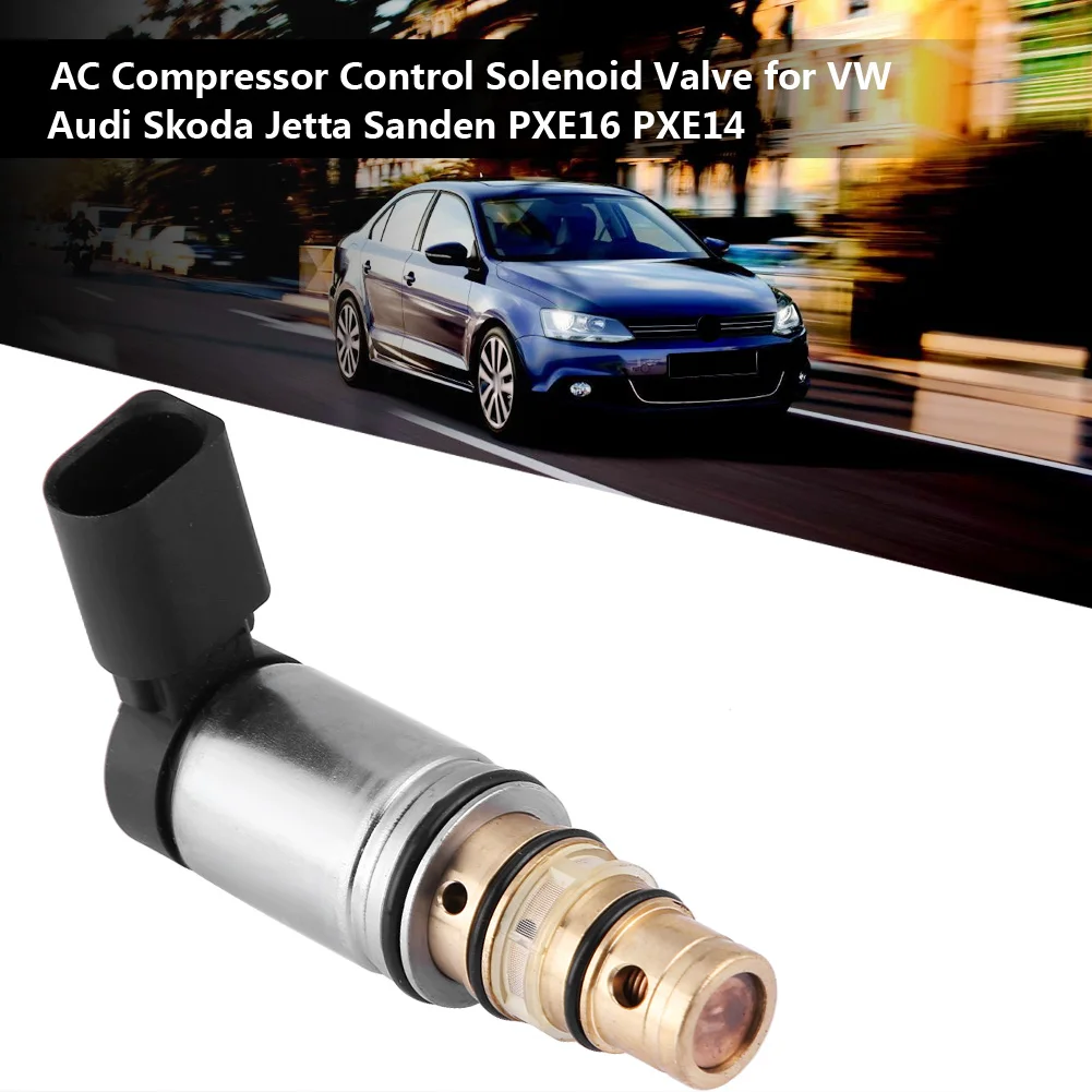 Совершенно aftermarket AC Компрессор управления электромагнитный клапан для Audi Skoda Jetta Sanden PXE16 PXE14 1K0260859F 1K0820803E