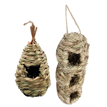 

Hand-Woven Eco-Friendly Birds Cages Nest Roosting,Hanging Bird House,Cozy Place,perfect Provides Shelter for Birds