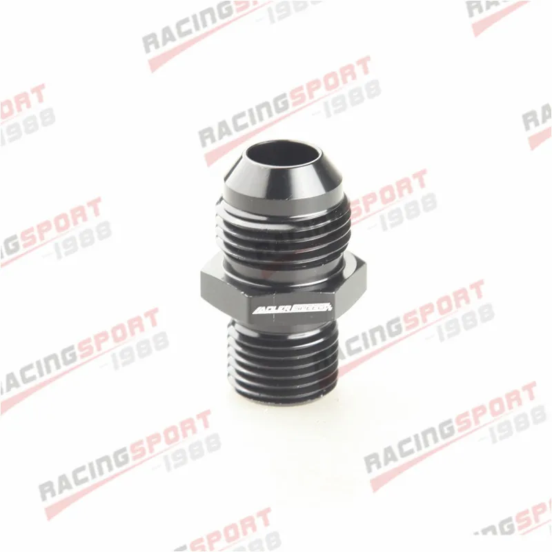 Male 8AN AN8 Flare к M16 x 1 5 (мм) метрический прямой фитинг черный/синий | Автомобили и