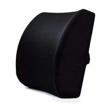 

Breathable Lumbar Back Pillow Office Relief Pain Car Memory Foam Cushion Ergonomic Support High Density Relaxing Elastic Home