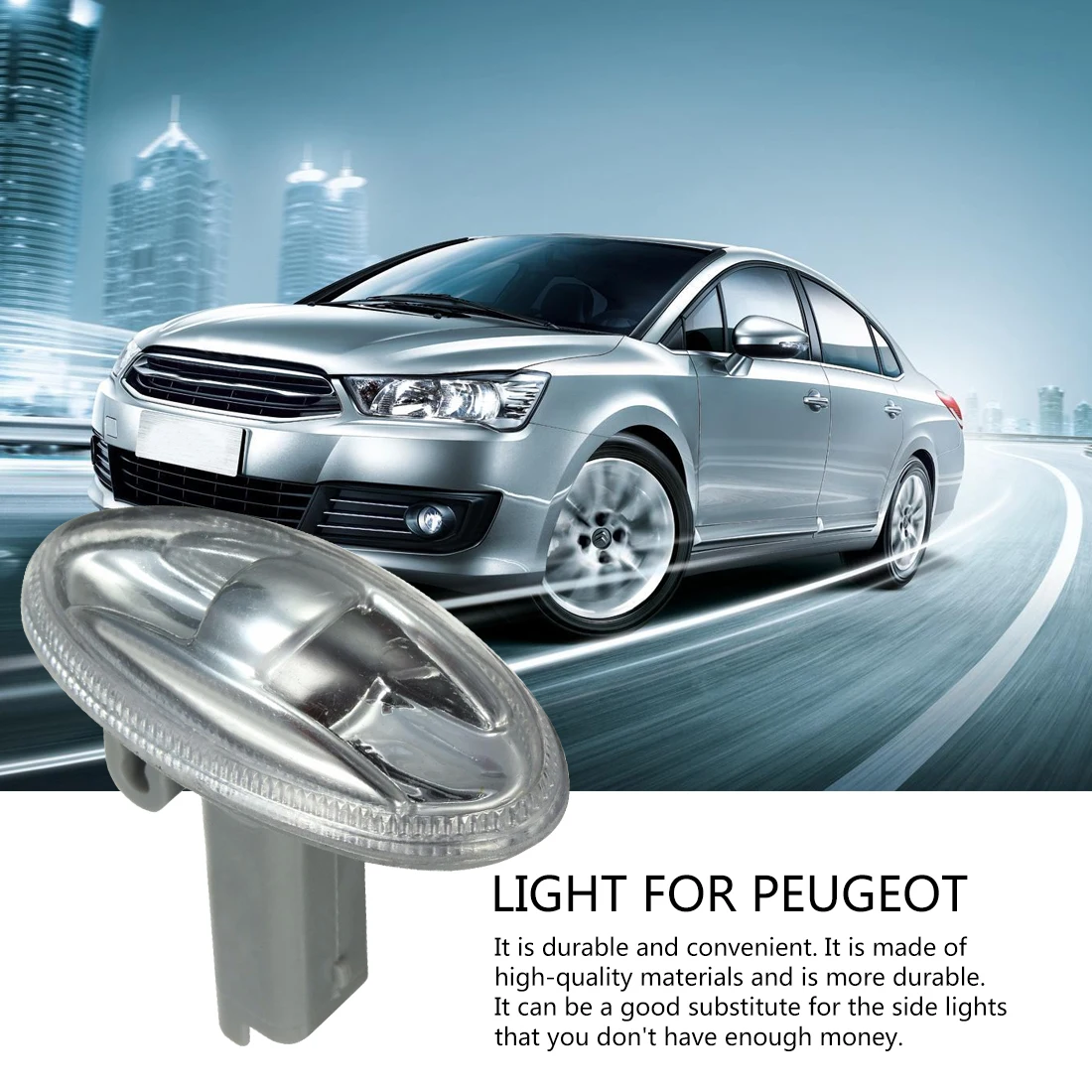 Светильник повторителя с боковым индикатором для peugeot 108 107 407 206 1007 6325G3 для Citreon C1 C2 C3 Picasso