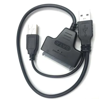 

2.0 USB to SATA Cable Computer Hard Driver Connection Cables 2.5" 22P Serial ATA Adapter For HDD/SSD Laptop Hard
