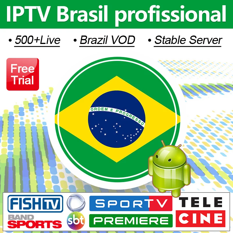 

IPTV Brasil Subscription IPTV Portuguese 500+Live Channels Vod Free for Android Device IPTV Brasil Portuguese IP TV