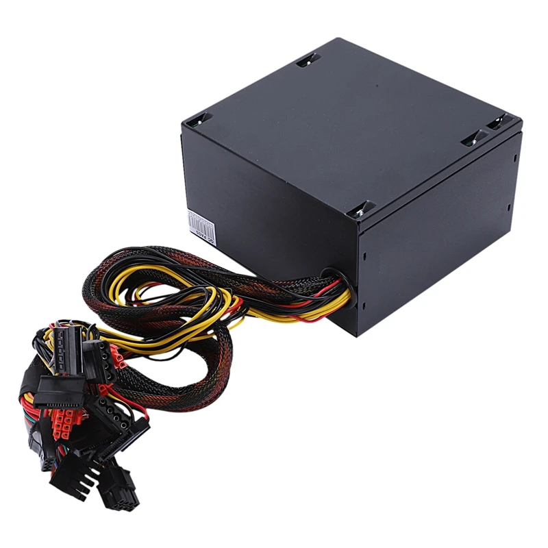 170-260V Max 600W Power Supply Psu 12Cm Pfc Silent Fan 24Pin 12V Pc Computer Sata Gaming Pc Power Supply For Intel For Amd Compu