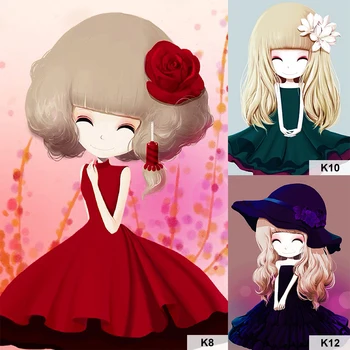 

Home Decoration Embroidery Pattern 5D DIY Full Drill Diamond Painting Cute Animation Cross Stitch Embroidery Mosaic Kit