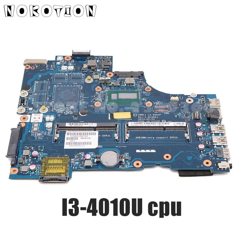 Материнская плата NOKOTION для ноутбука Dell 17R 3737 серия 5737 vmw11 1CFYT 01CFYT материнская DDR3L