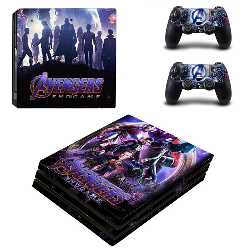YSP4P-3359 Наклейки Мстители: эндигра PS 4 игровая станция 4 Pro Skin PS4 Pro Sitcker Pegatinas для playstation 4 Pro консоль и контроллер - Цвет: YSP4P-3359