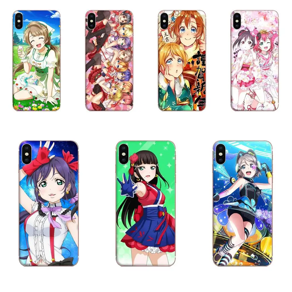 ТПУ чехол с рисунком из аниме Живая Любовь для htc Desire 530 626 628 630 816 820 830 один A9 M7 M8 M9 M10