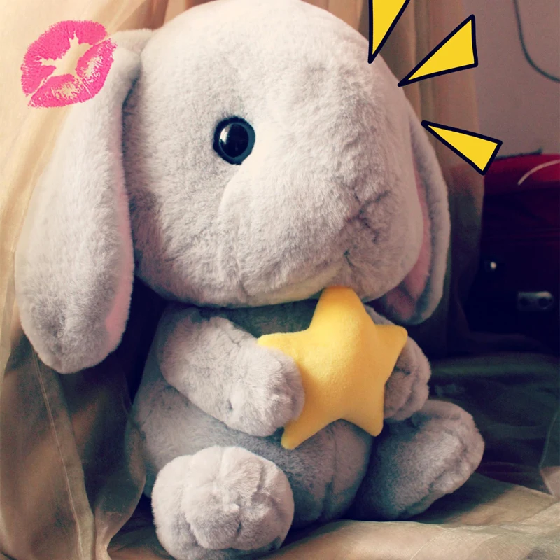 32/40 см Симпатичные мягкие Lop кролик мягкие Животные плюшевая игрушка кролик кукла подушка подарок для маленьких девочек, платье для дня рождения, рождественский подарок