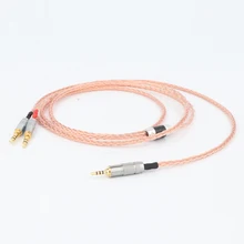 Hifi Audio OCC 8 core Headphone Cable 2 5mm TRRS Balanced Litz braid Headphone Upgrade Cable
