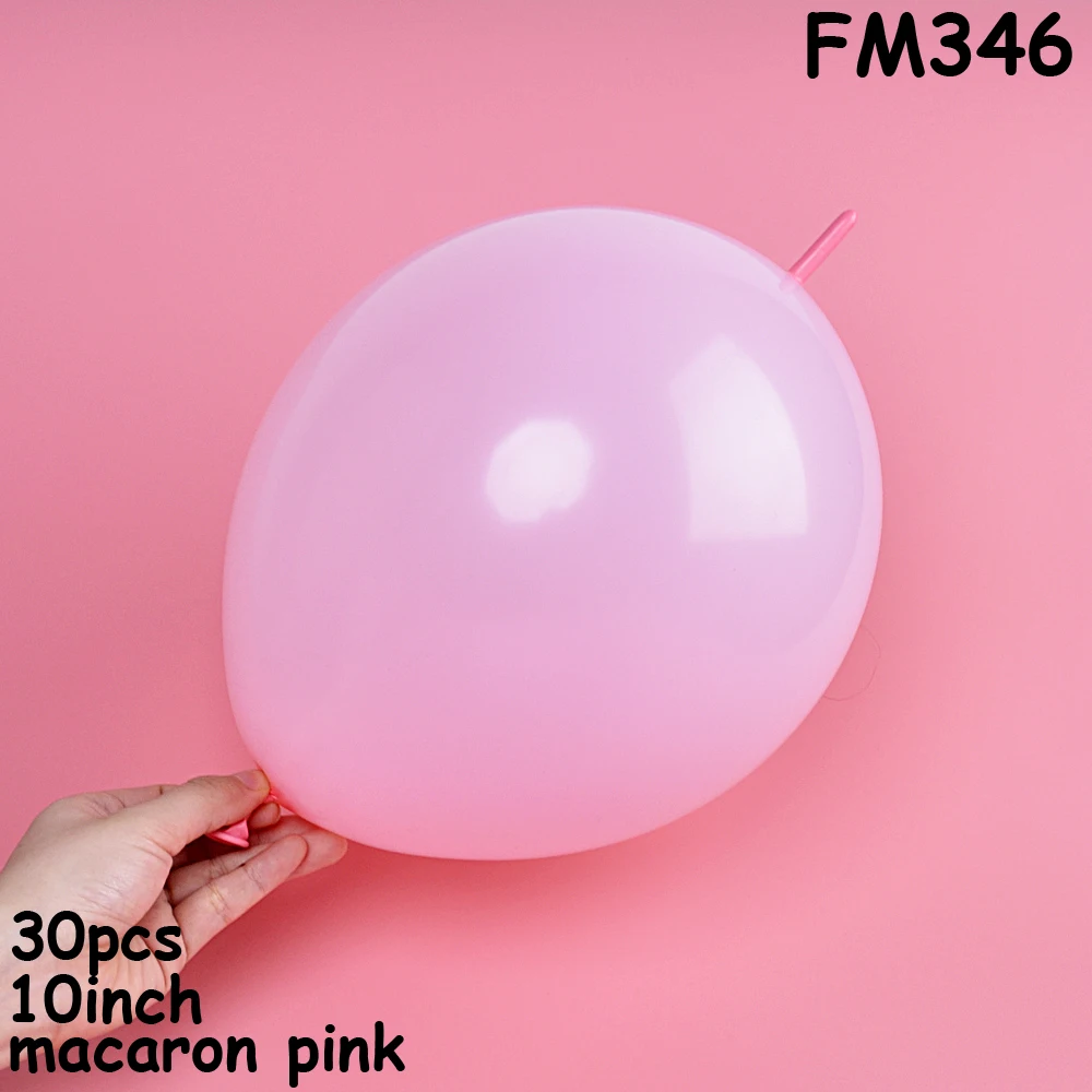 FM346 10/30 шт творческие 10 дюймов латексные воздушные шары с толстой нитью хвосты воздушные шары Сделай Сам СЕТЬ ГИРЛЯНДА ссылка одежда для свадьбы, дня рождения фон Настенный декор - Цвет: FM346