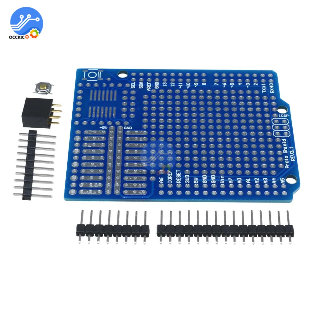 1 компл. Стандартная Proto винтовая Защитная плата для совместимого Arduino улучшенная
