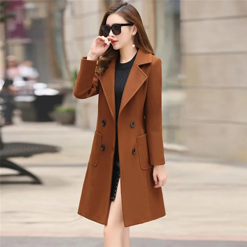 brown coat women