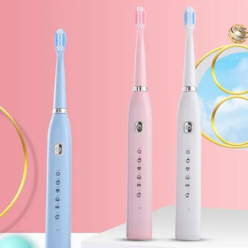 Electric toothbrush Six Gear USB Charging Soft Hair Sound Wave Vibration Home Fast chargeable Adult Waterproof Electric toothbrush Six Gear USB Charging Soft Hair Sound Wave Vibration Home Fast chargeable Adult Waterproof