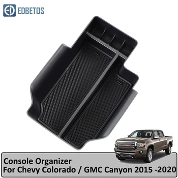 

For GMC Canyon 2015-2020 Armrest Storage Box Container For Chevy Colorado Console Armrest Storage Organizer Car Accessories