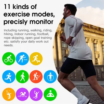 

S20 Fitness Smart Watch IP68 Sports Waterproof Smart Watch 1.4 inch Rate Monitoring HD Curved Screen Smart Wrist Bracelet