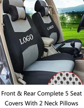 

Dedicated Sandwich Car Seat Covers Wraparound Front&Rear Complete 5 Seat For SUBARU XV Forester LEGACY IMPREZA Car Cases