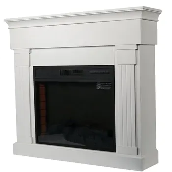 

Fireplace Log Burning Flame Effect Electric Stove Eco Ultra Quiet Blower Wooden Cabinet Vertical Combined Electronic Fireplace