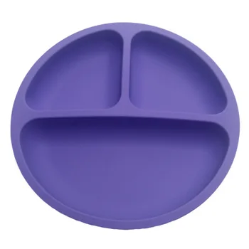 

Qshare Baby Dishes Silicone Plate Suction Tray Antislip Mini Mat Toddler Placemat Children Kids Baby Food Feeding Bowl