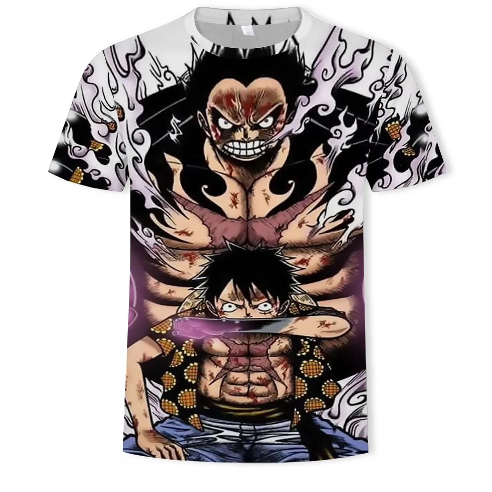 Summer Fashion New Men's Dragon Ball T-shirt Cartoon Monkey King Character 3d Printed Children's Casual Short Sleeve Shirt