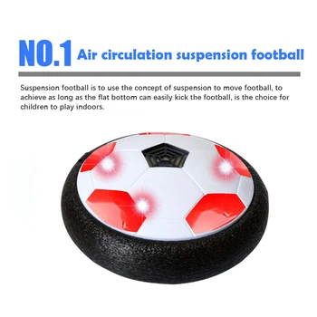 

18cm Kids Electronic Air Power Soccer Disc Light Music Hover Football Toy Flashing Ball Toys kids sport game Kid's Educational G