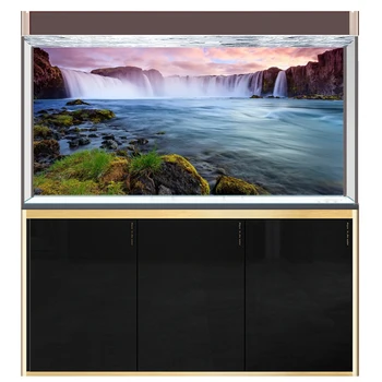 

[JR-0008] Fish Tank Background HD Natural Series Aquarium Sticker Mural Decoration Painting Pattern Size Can Be Customized